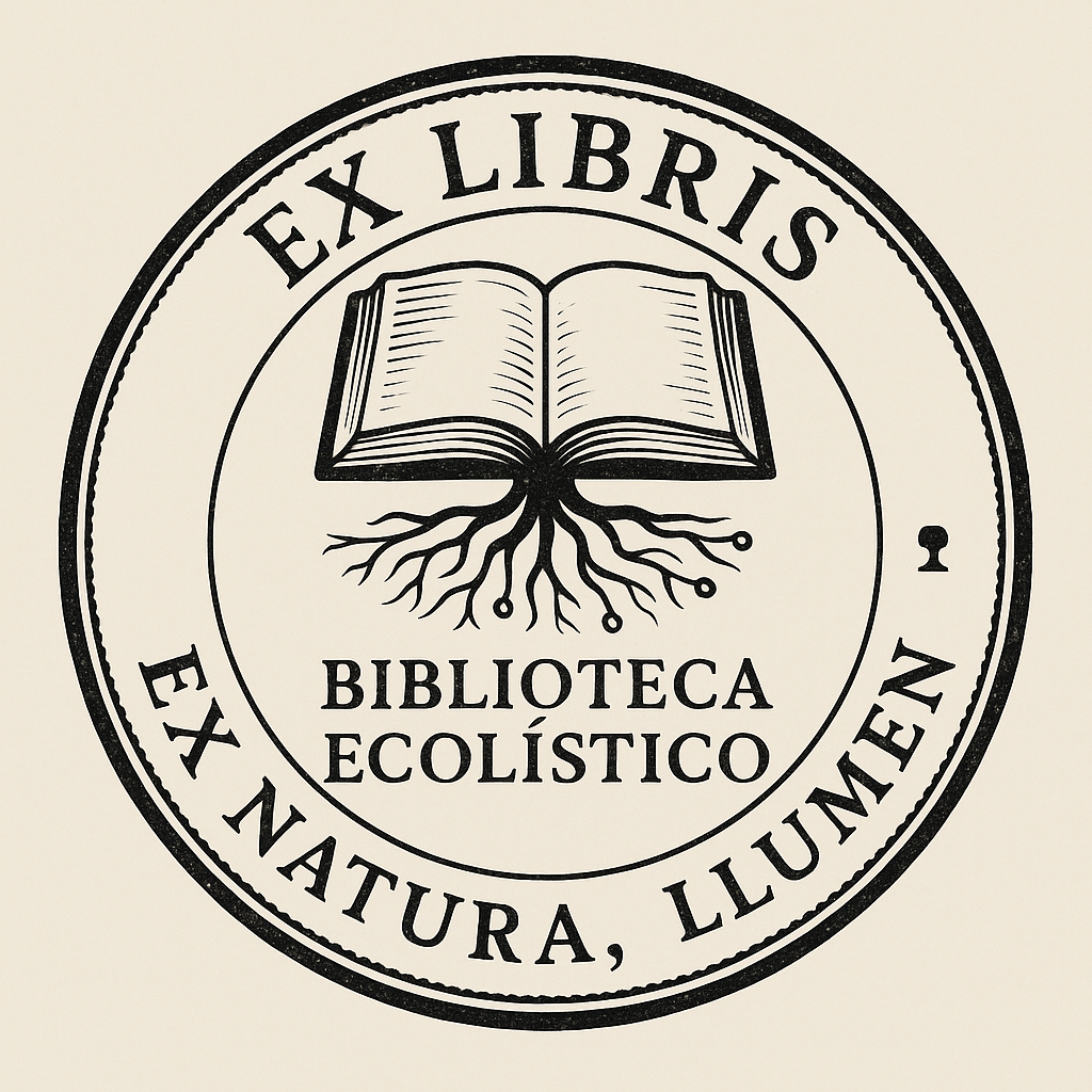 Sello Ex Libris de la Biblioteca Ecolístico